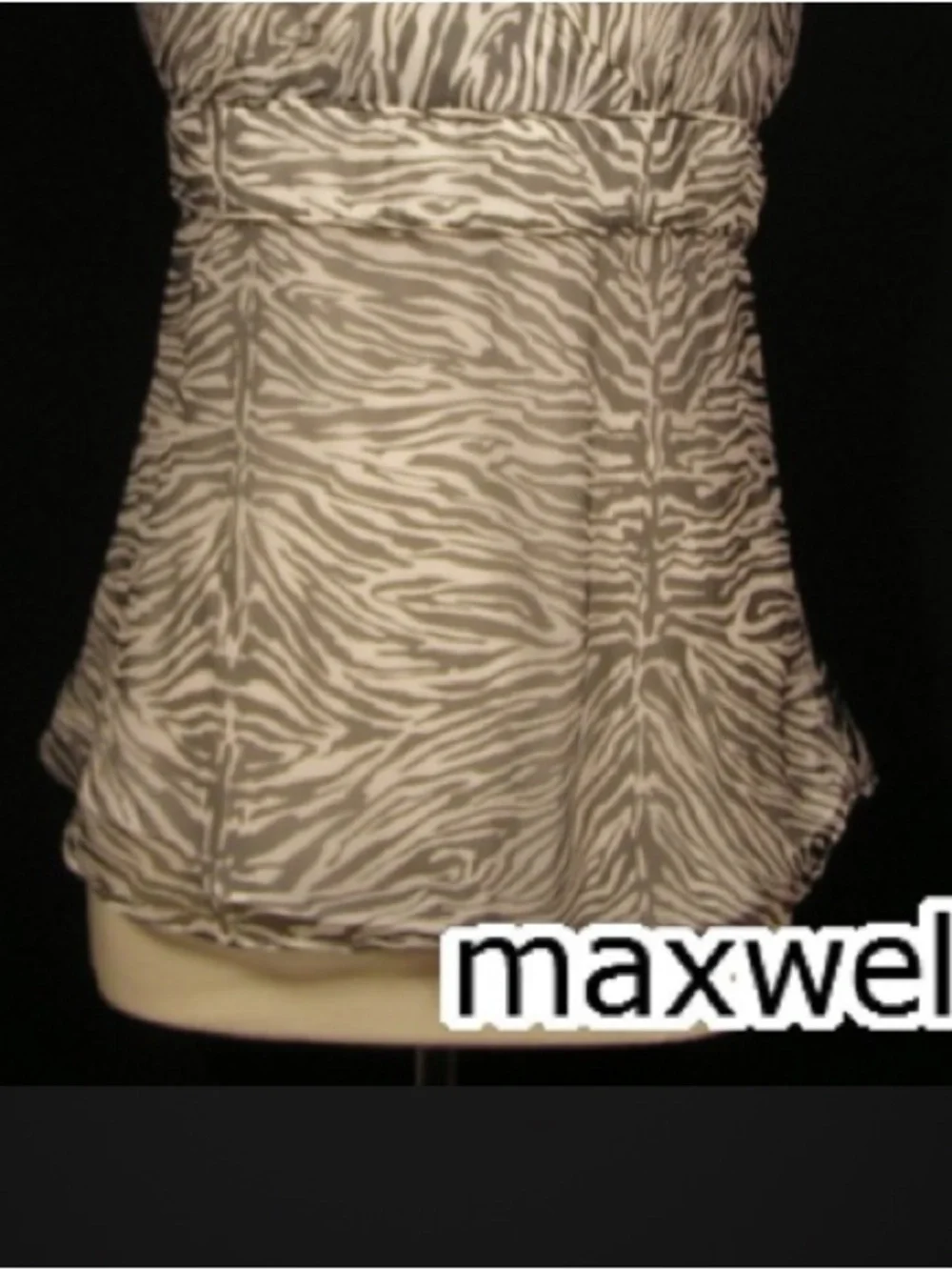 J CREW ANIMAL PRINTED 100% SILK New With Tags Zebra crinkle surplus crossover 6